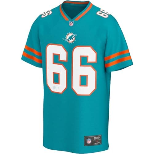 Image of Fanatics Miami Dolphins NFL Poly Mesh Supporters Jersey - M Aqua