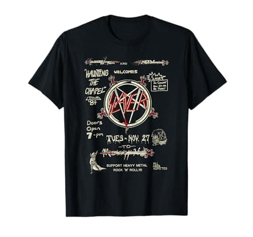 Image of Slayer Haunting 84 Flier T-Shirt