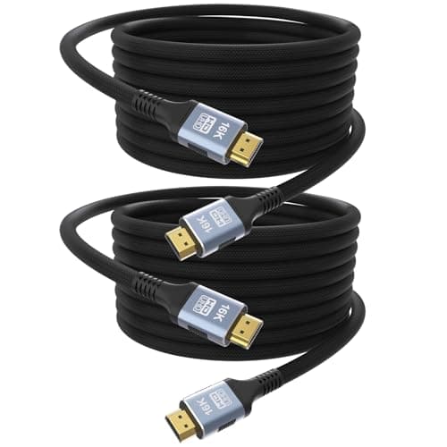 Image of CAKOBLE 16K HDMI Cable 2.2 3m, [2-Pack 3m] 96Gbps Ultra High Speed - 16K 12K/10K 8K 4K@240Hz@480Hz,eARC HDR10+ Dynamic HDR,HDCP 2.2,for with hdmi 2.1 cable, PS5, Xbox,Mac, Soundbar