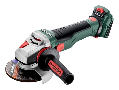 Image of Metabo WVB 18 LTX BL 15-125 Quick (601731840) Cordless Angle Grinder in metaBOX 165 L case Without Battery Pack, Without Charger