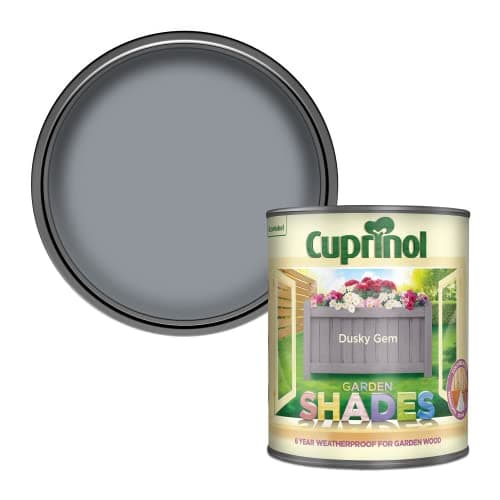 Image of Cuprinol 5232365 CUPGSDG1L 1 Litre Garden Shades Paint - Dusky Gem