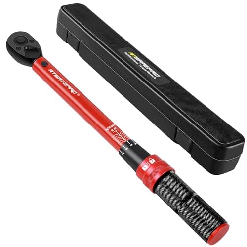 Image of ATsafepro Torque Wrench 3/8 Inch, Dual-Direction Adjustable Bike Torque Wrench 10-120 Nm, Accuracy ± 3% Drive Click Torque Wrenches for Car, Motorcycle, Bicycle Maintenance