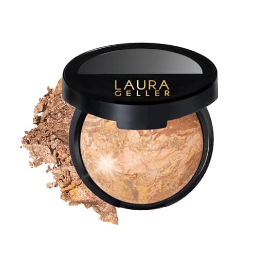 Image of LAURA GELLER NEW YORK Baked Balance-N-Glow Illuminating Foundation - Medium - Buildable Sheer to Light Coverage - Satin Finish