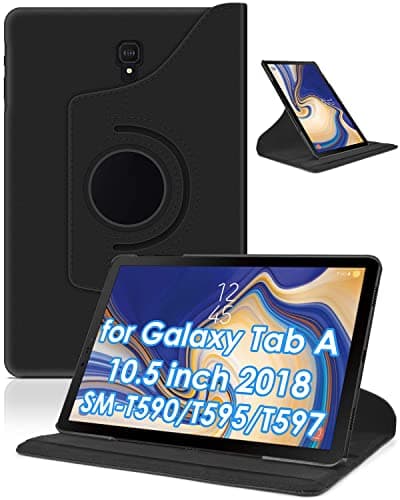Image of KATUMO Case for Samsung Galaxy Tab A 10.5 2018 Book Cover Tab A 10.5 SM T590/T595 Flip Case for Tablet Samsung Tab A 2018 10.5 inch Leather Case