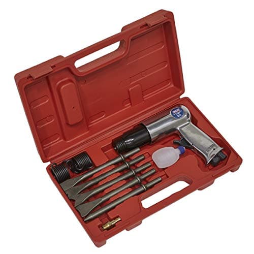 Image of Sealey Sa11 Air Hammer with Chisels Long Stroke
