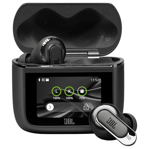 Image of JBL Tour Pro 3, True Wireless Bluetooth Earbuds with Smart Charging Case, 40h Battery Life, True Adaptive Noise Cancelling 2.0 and JBL Spatial 360 Sound with Head Tracking, Black