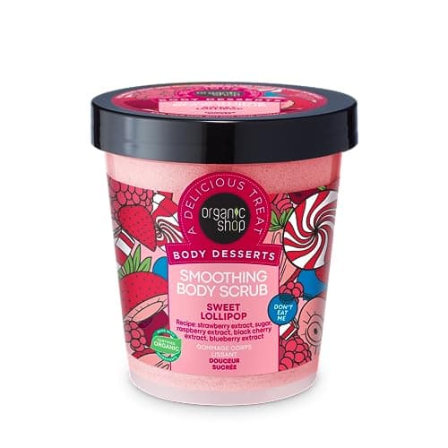Image of Organic Shop Body Desserts Smoothing Body Scrub Sweet Lollipop, 450 ml