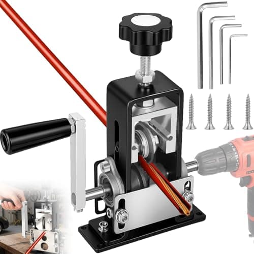 Image of 1-25mm Wire Stripper Machine, Hand Crank or Electric Drill Powered by Gekufa Portable Aluminum Cable Stripping Tool for Scrap Copper Recycling, DIY