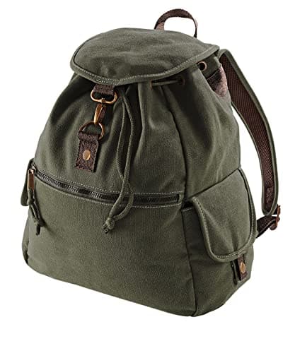 Image of Quadra Vintage Canvas Backpack - Sahara -