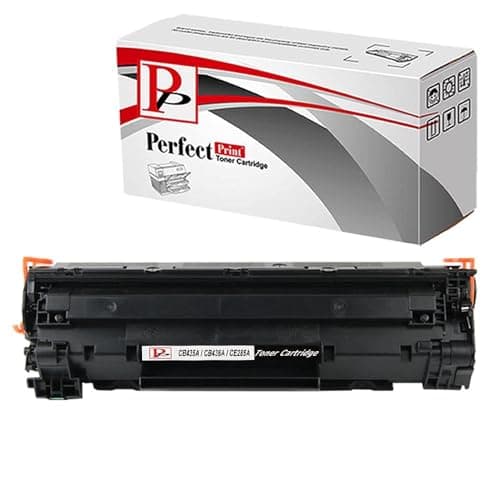 Image of PerfectPrint Compatible Toner Cartridge Replacement for HP LaserJet P1005 P1006 P1007 P1008 P1009 P1505 P1505N M1120 M1120MFP M1120N M1520 M1522N M1522NF CB435A / CB436A (Black)
