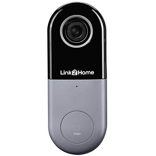 Image of Link2Home Wireless Smart Video Doorbell BellBattery with Motion Detection, 2-Way Audio, WiFi, Voice Control & Wide-Angle Camera