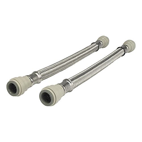 Image of JG Speedfit FLX21P Flexible Hose, Silver, 15 x 15-500 mm, Set of 2 Pieces