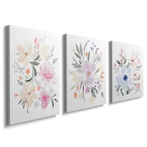 Image of prinfantasy Framed Canvas Prints Colourful Wall Art Modern for Living Room Bedroom Home Decoration Aesthetic Room Easy Hang, YH084