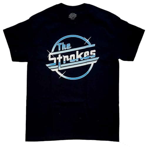 Image of The Strokes T Shirt Classic Band Logo Magna Official Unisex Black L