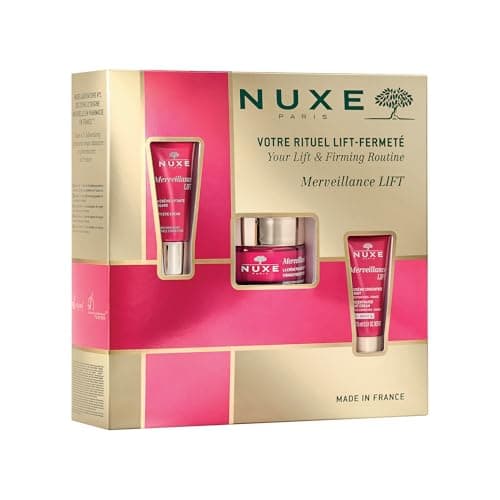 Image of Nuxe Merveillance Lift Gift Set (£94.50 Value) - Firming Powdery Cream 50ml, Eye Cream 15ml & Concentrated Night Cream 15ml - Anti-Aging Skincare Trio - Perfect For Birthday's, Mini Travel Treat
