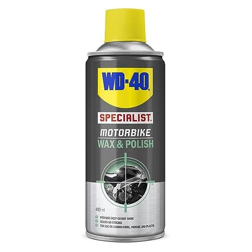 Image of WD-40 Specialist Motorbike Wax and Polish, 400 ml - Professional Grade Protection and Shine for Motorcycles and Other Automotive Surfaces