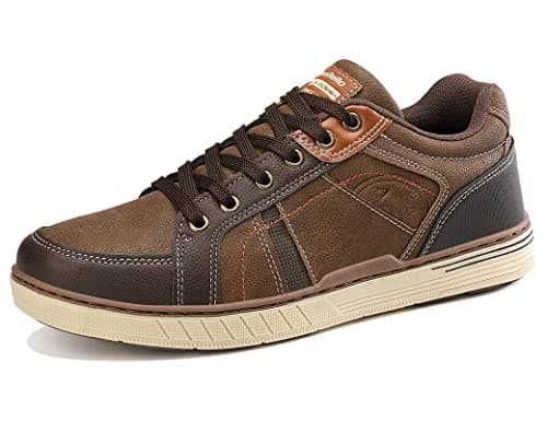 Image of ARRIGO BELLO Mens Casual Shoes Trainers Walking Hiking Business Jogging Classic Outdoor Sneakers Running Size 7-11UK (A1 Brown, Size_11)