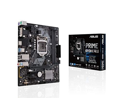 Image of ASUS PRIME H310M-E R2.0 - Motherboard - Micro ATX - LGA1151 Socket - H310 - USB 3.1 Gen 1 - Gigabit LAN - onboard Graphics (CPU required) - HD Audio (8-channel)