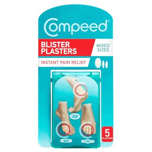 Image of Compeed Blister Plasters Mixed Size 5 Pack - Hydrocolloid Foot Treatment - Heal Fast