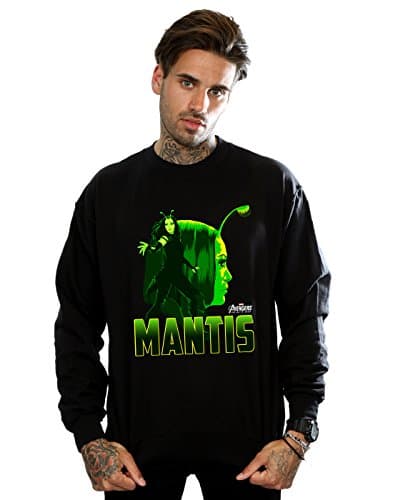 Image of Marvel Men's Avengers Infinity War Mantis Character Sweatshirt Black Small