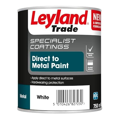Image of Leyland Trade - Direct to Metal Paint - White - 750ml