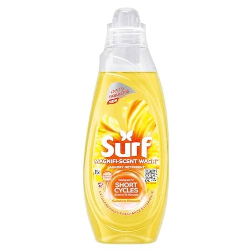 Image of Surf Magnifi-Scent Wash Sunshine Blossom Laundry Liquid For Short Cycles Fast and Fabulous Fragrance 1.08 L (40 Washes)