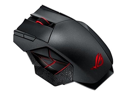 Image of ASUS ROG Spatha Mouse RF Wireless + USB Laser 8000 DPI – Mouse (Left, Laser, RF Wireless + USB, 8000 DPI, Black)