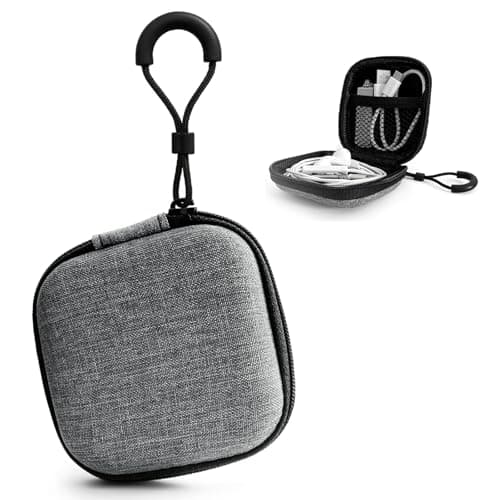 Image of 1Pcs EVA Headphone Storage Bags,Headphone Hard Case Protection Bags,Zip Shell Carrying Earbud Pouches for Headset,Multi-functional Headphone Storage Portable Storage Cases for Put Mini Wired Headset