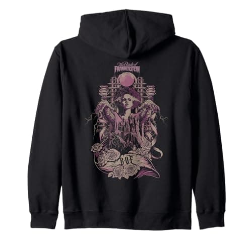 Image of Universal Monsters Bride of Frankenstein Vintage Zip Hoodie