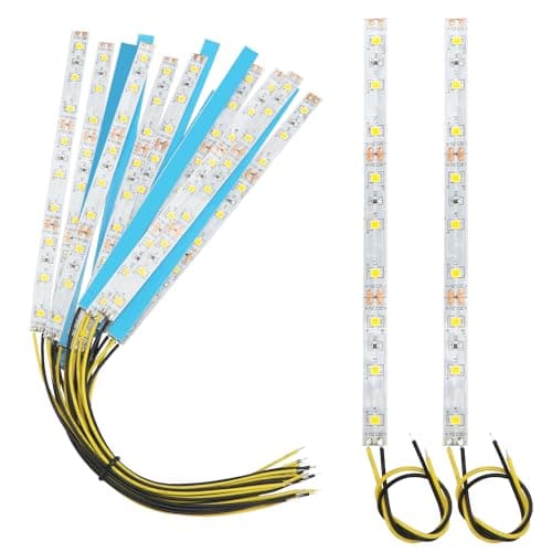 Image of YIXISI 15 PCS 150mm Prewired Strip LED, 12V - 18V LED Strip Light, 2335 SMD LED Light, Yellow