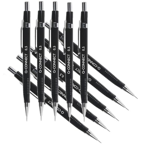Image of Q-Connect Refillable Automatic Pencil Fine 0.5mm HB (10 Pack) KF01937