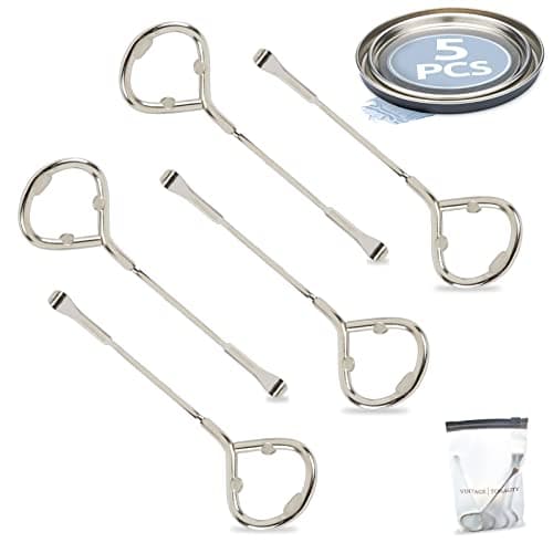 Image of Pro Metal Paint Can Opener Painter Tool & Bottle Opener - Sturdy Steel Design - Lid Removal - Rust Resistant (5 PCS Pack) by Vintage | Tonality