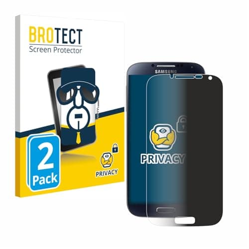 Image of brotect 2 Pack Privacy Screen Protector compatible with Samsung Galaxy S4 [Anti-Spy, Protection-Film, Blue Light Filter]