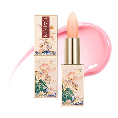 Image of CATKIN Moonlight Lip Balm, Colour Changing Lipstick, Natural Hydrating Tinted Lip Balm, Chapstick Lip Balms with Vitamin E for 8h Moisture for Dry Cracked Lips, 3.5g