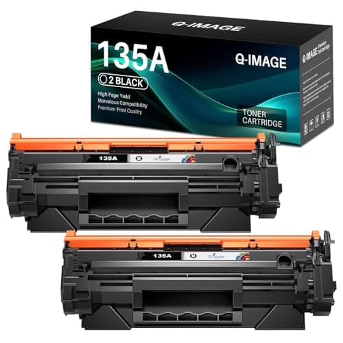Image of Q-image 135A W1350A Toner Cartridge Compatible with HP 135A W1350A 135X W1350X Replacement for HP laserjet M209 M209dw MFP M234 M234dw M234sdn M234dw (2 Black)