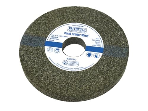 Image of Faithfull GW15016M General Purpose Grinding Wheel 150 x 16mm - Medium Alox