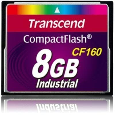 Image of Transcend MLC UDMA5 Compact Flash MEMORY CARD, CLASS 5.0 8 gb