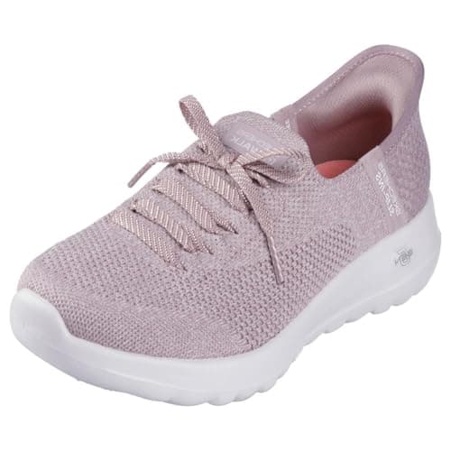 Image of Skechers Women's Go Walk Joy Abby Hands Free Slip-ins Sneaker, Mauve, 7 UK