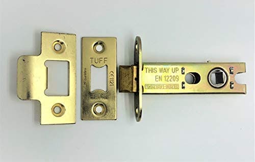 Image of CE Certified Heavy Duty Double Sprung Tubular Mortice Door Latch (75mm, Electro Brass)