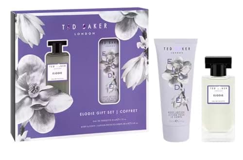 Image of Ted B FLORET ELODIE Eau De Toilette 50ml & Body Lotion (100ml) Gift Set T Baker -Travel size duo