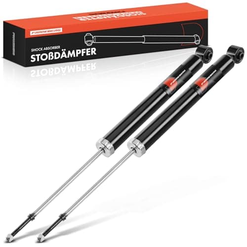 Image of Frankberg 2x Shock Absorber Strut Rear Left Right 671mm Gas pressure Compatible with Juke F15 1.2L-1.6L 2010-2019 Replace# 344816, E62101KA1B