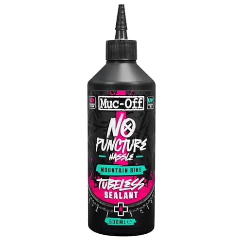 Image of Muc-Off MTB Tubeless Sealant - Advanced Tubeless Tyre Sealant with UV Dye - Seals Holes up to 6mm - Lightweight Formula for Mountain and Enduro Bikes - 500ml