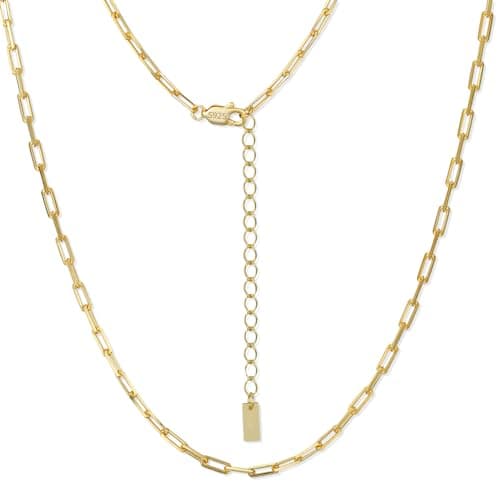 Image of Paperclip chain for women