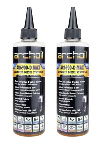 Image of Archoil AR6900-D Max Advanced Diesel Additive Concentrate, 2 x 250ml Treats 500L of Fuel, Diesel Fuel Injector Cleaner, DPF Filter EGR Valve Turbo Cleaner, Super Diesel Converter. (2 x 250ml)