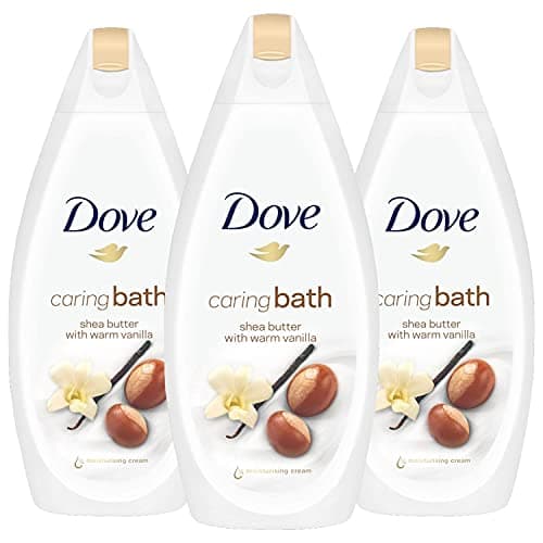 Image of 3 Pack Dove Caring Bath Soak Shea Butter with Warm Vanilla Cream, 450ml
