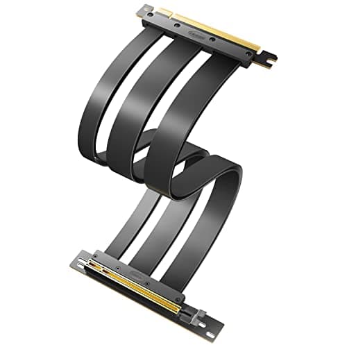 Image of Antec 300Mm Pcie 4.0 Riser Cable 180° Mount Black