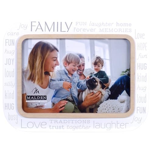 Image of Malden International Designs 5x7 Family Word Cloud Photo Frame