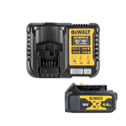 Image of DeWalt DCB182 18V 4.0Ah Battery + DCB1104 18V Li-Ion Multi Voltage Charger