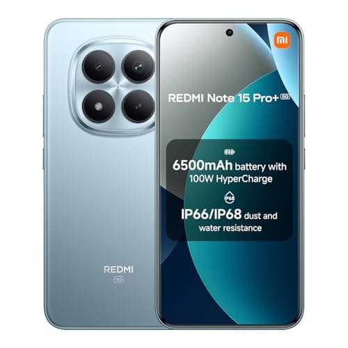 Image of XIAOMI Redmi Note 15 Pro+ 5G, Smartphone 12+512 GB, Massive 6500mAh Battery, IP66/IP68, New 200MP Camera, 6.83" AMOLED Display, Glacier Blue, Warranty 2 years, Charger Not Included