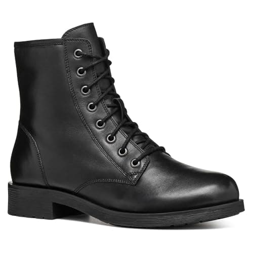Image of Geox Women's D Rawelle E Ankle Boot, Black, 6 UK